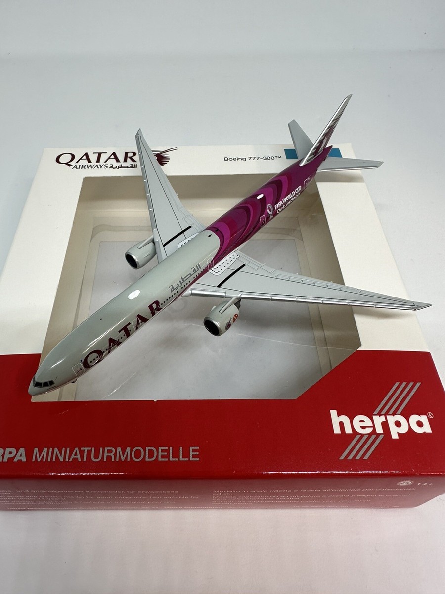 Herpa Wings Qatar Airways 1:500 Boeing 777-300ER A7-BEB 535687