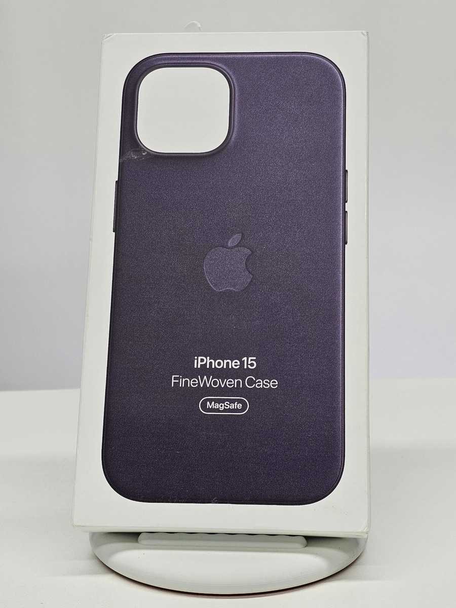 GENUINE Apple FineWoven Case w/ Magsafe iPhone 15 Black - Open-Box