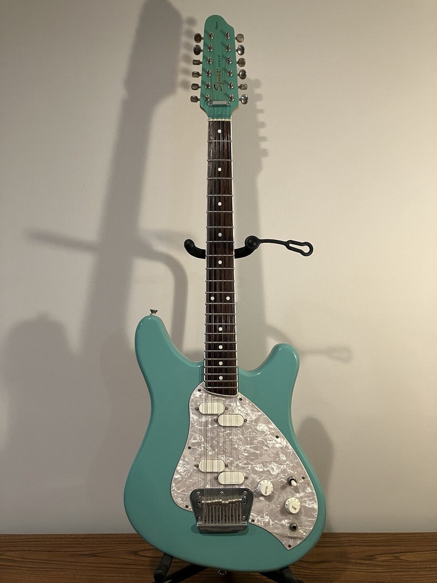 Vintage Fender Squier Venus 12 String Sea Foam Green W/Case | eBay