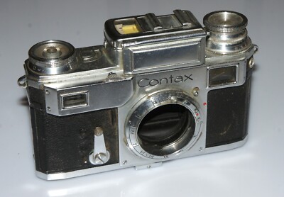 Pre-War 1938 Contax III Zeiss Ikon 35 mm RF camera body EXC