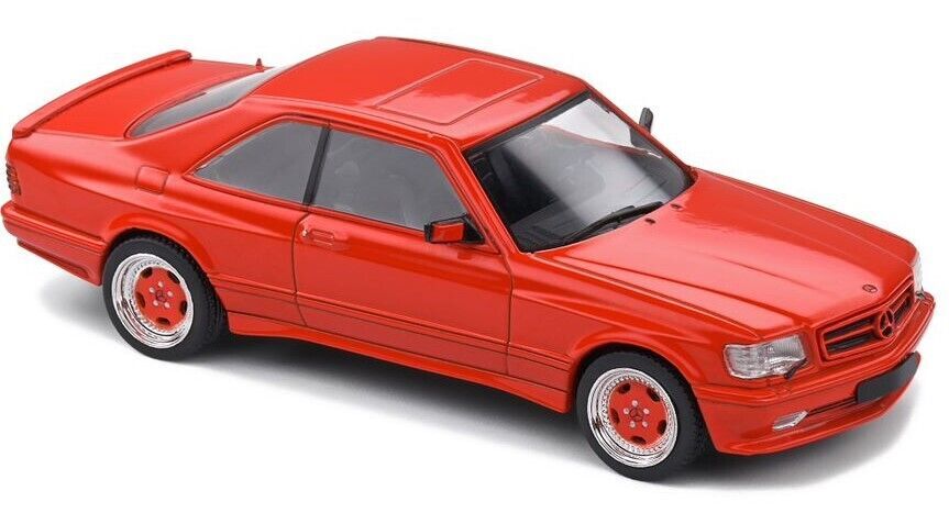 1/43 Mercedes Benz S Class 560 SEC AMG C126 Red 1990 Model by