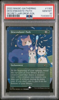 PSA10 MTG Descendants' Path Secret Lair Drop Foil 2022 Magic The