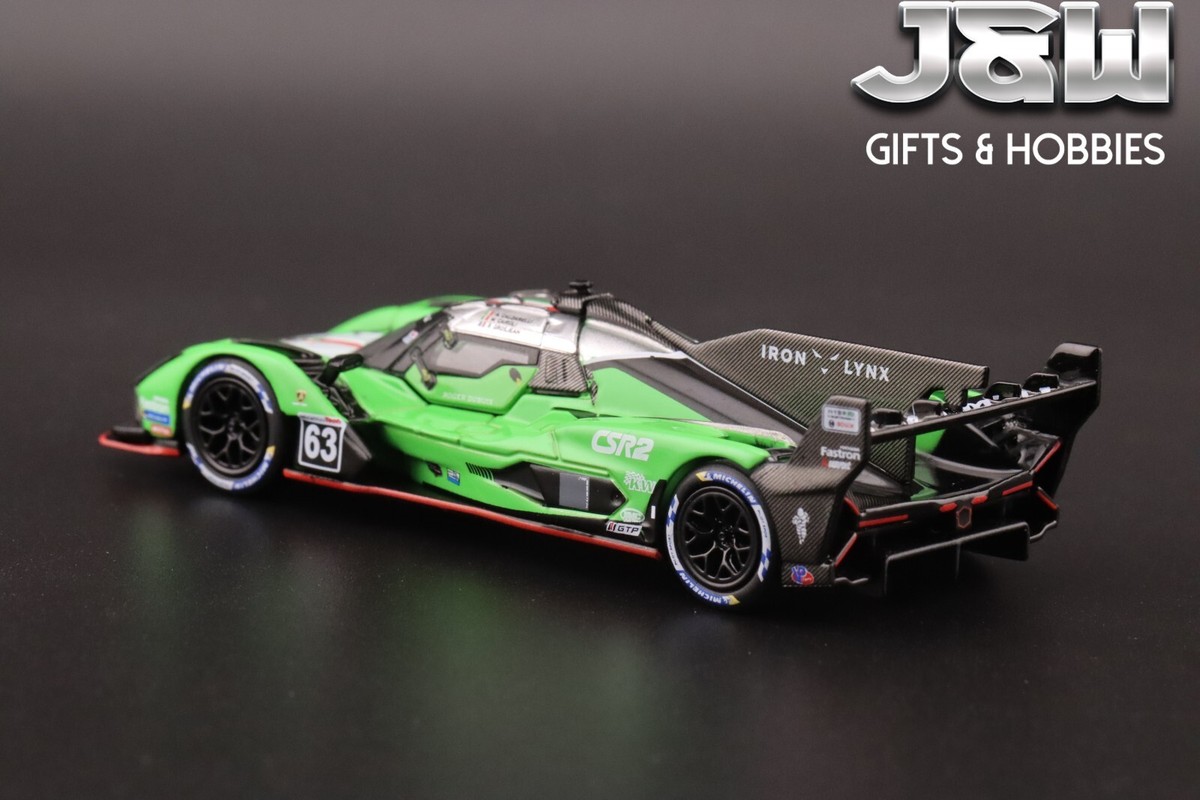 Mini GT Lamborghini SC63 #63 Iron lynx 2024 IMSA Sebring 12 Hrs