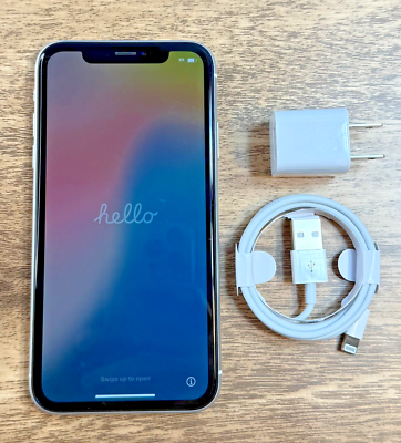 Apple iPhone XR White 128GB (Factory Unlocked) - Good Condition | eBay