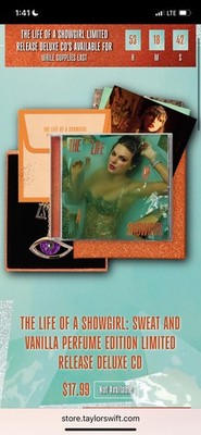 taylor swift life of a show girl deluxe CD pre-order sale | eBay