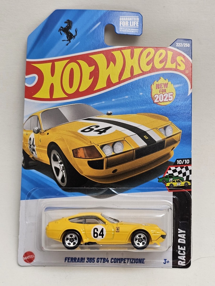 Hot Wheels Ferrari 365 GTB4 Competizione #222 Mainline 2025