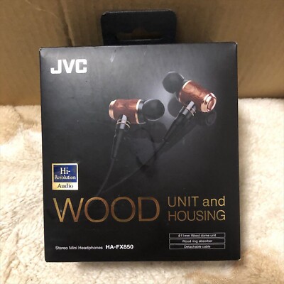JVC Kenwood HA-FX850 Wood Stereo In-Ear Headphones Japan Used | eBay