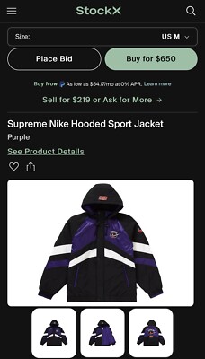 Supreme Nike Hooded Sport Jacket Purple | eBay