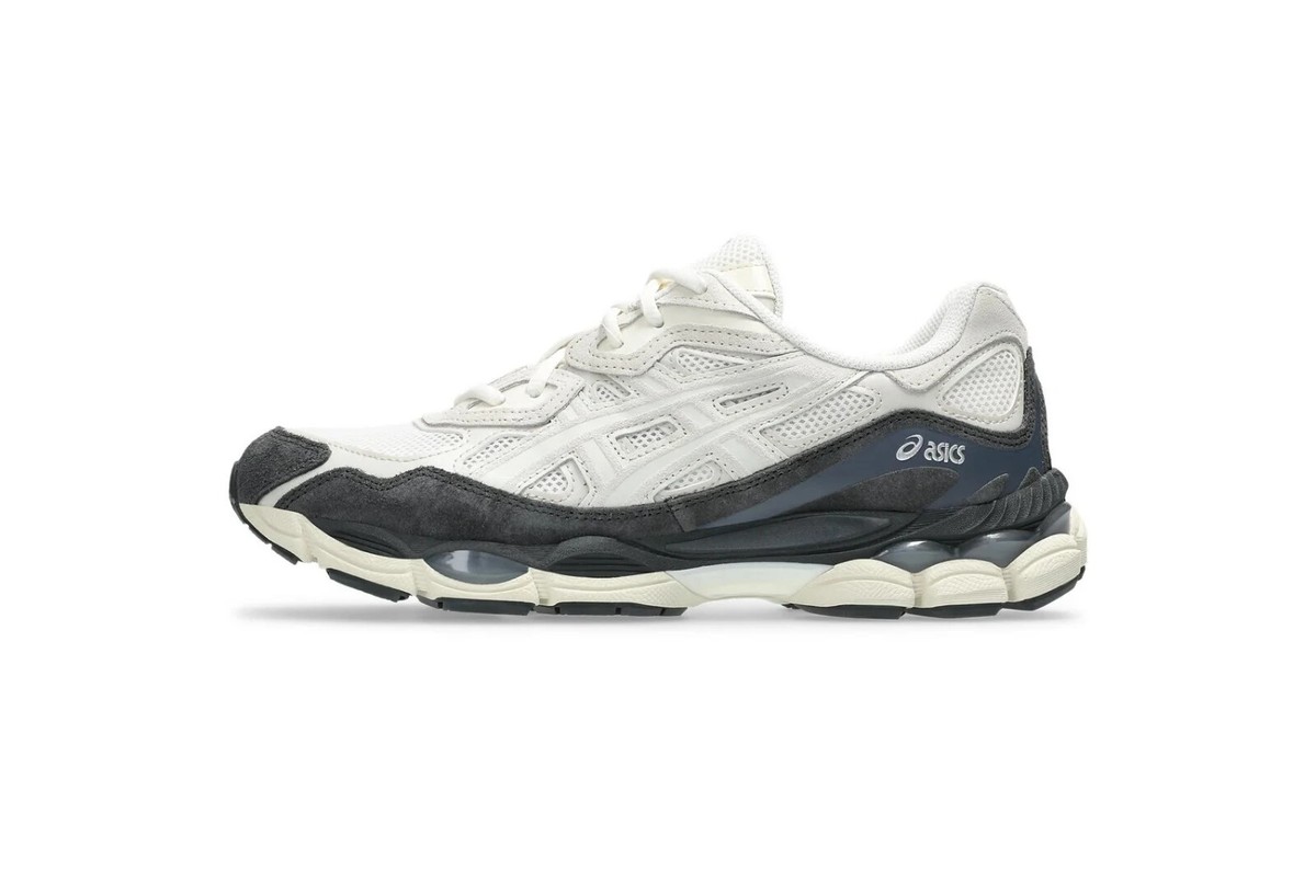 ASICS Gel NYC White Smoke Grey 1203A383-111 | eBay