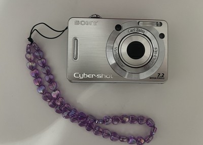 Sony Cyber-shot DSC-W55 7.2MP Digital Camera - Silver 27242705135