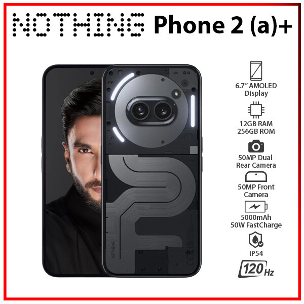 Nothing Phone 2(a) Plus BLACK 12GB+256GB Dual SIM Unlocked Android