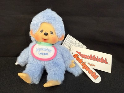 Monchhichi Colors Colours Sekiguchi Blue Monkey Thumb Sucking