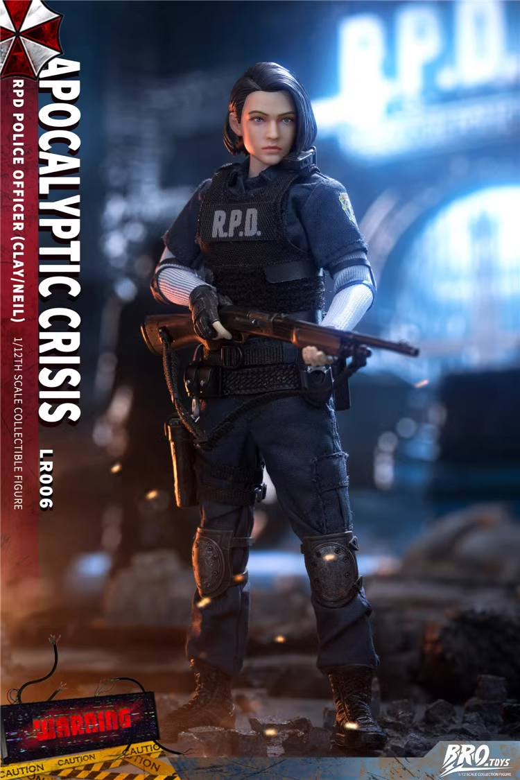 In Stock BROTOYS LR006 1/12 RPD Officer Jill & Claire Double Set