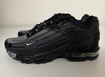 Nike Air Max Plus III 3 Black Wolf Grey Mens Sz 5/ Women's Sz 6.5