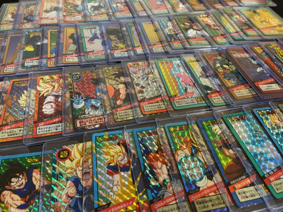 DRAGON BALL Z VINTAGE CARD SUPER BATTLE PRISM CHOOSE FROM LIST | eBay