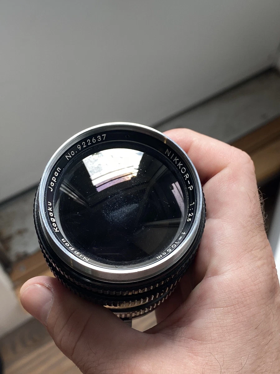Nikkor Camera Lenses 105mm Focal f/2.5 Maximum Aperture for sale