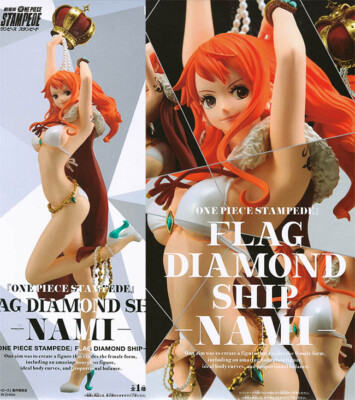 Banpresto One piece Stampede Movie Flag Diamond Ship Nami Figure