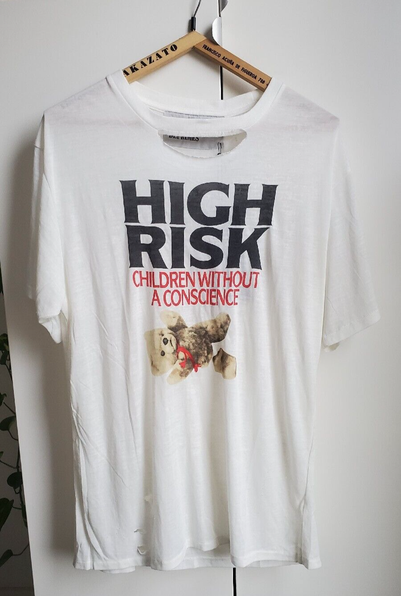 NWT Enfants Riches Deprimes T Shirt High Risk Children Without A