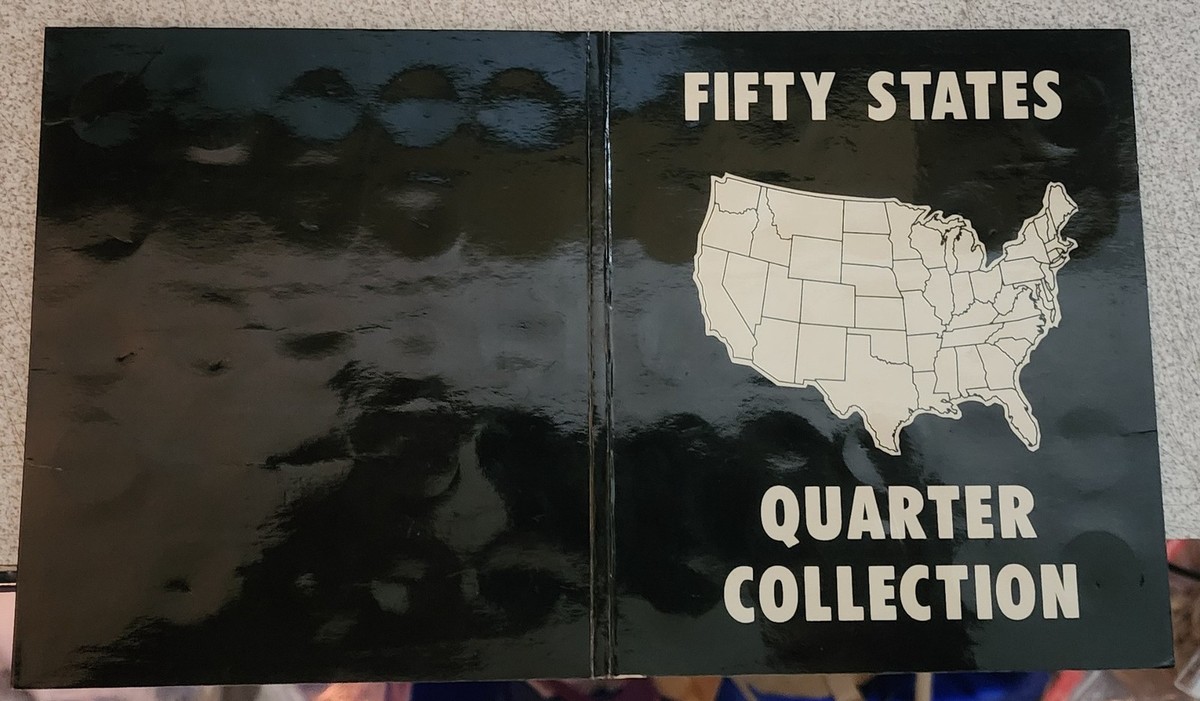 Fifty States Quarter Collection 1999-2008 in State Book Holder