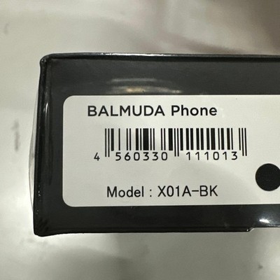 NEW BALMUDA Phone X01A-BK Black SIM Free 6GB 128GB | eBay