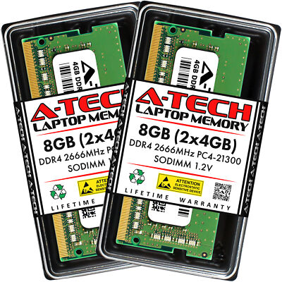 8GB 2x4GB DDR4-2666 DynaBook Tecra C40-D-00D C40-D-00E C40-D-xxx