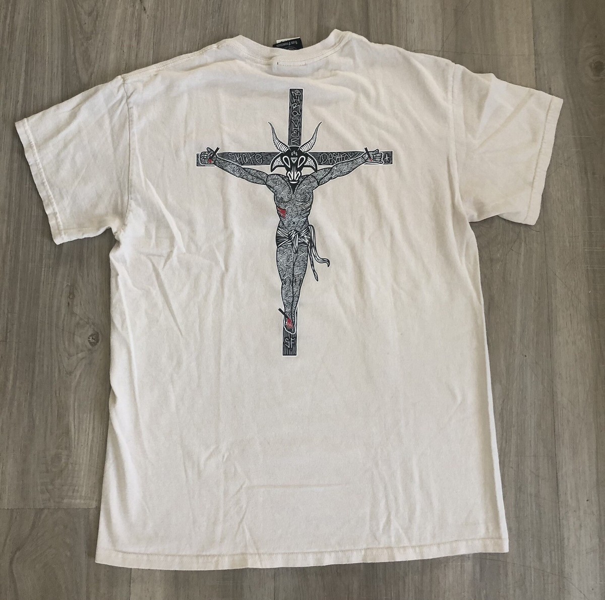 VTG Thrasher Magazine Resurrection Skate Goat Destroy Shirt Size