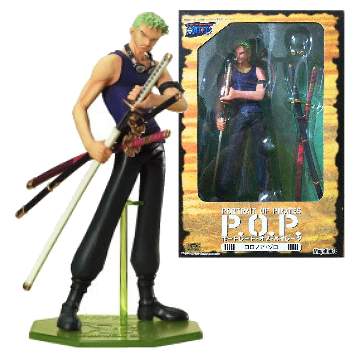 MegaHouse P.O.P Portrait Of Pirates ONE PIECE Series Roronoa Zoro