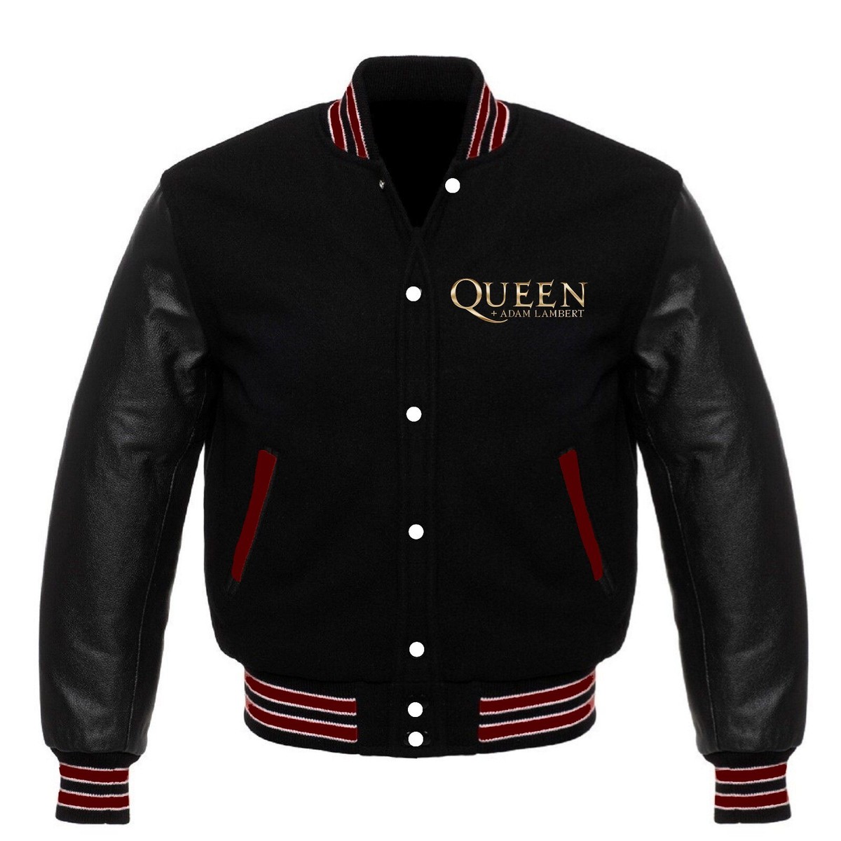 Queen and Adam Lambert 2023 Tour Varsity Jacket | eBay