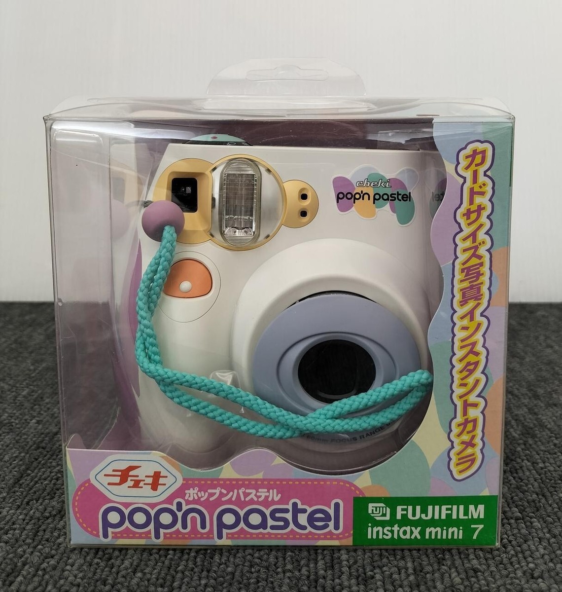 Fujifilm Instax Mini 7 Instant Camera Pop'n Pastel Cheki Card Size