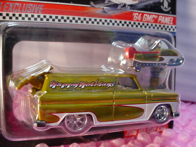 2016 HOLIDAY CAR '64 GMC PANEL & snowmobile☆gold☆RedLine real