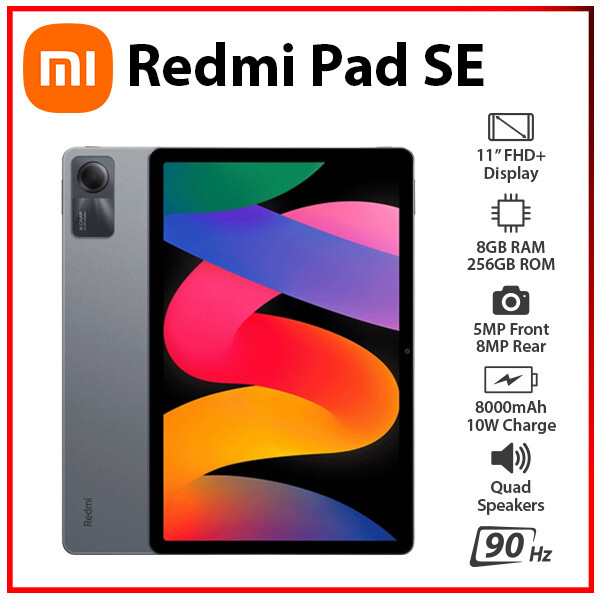 Wi-Fi)Xiaomi Redmi Pad SE 8GB+256GBGB GREY Octa Core Android PC