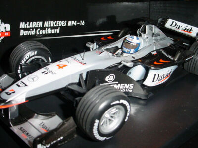 2001 Minichamps 1:18 McLaren Mercedes MP4-16 David Coulthard F1