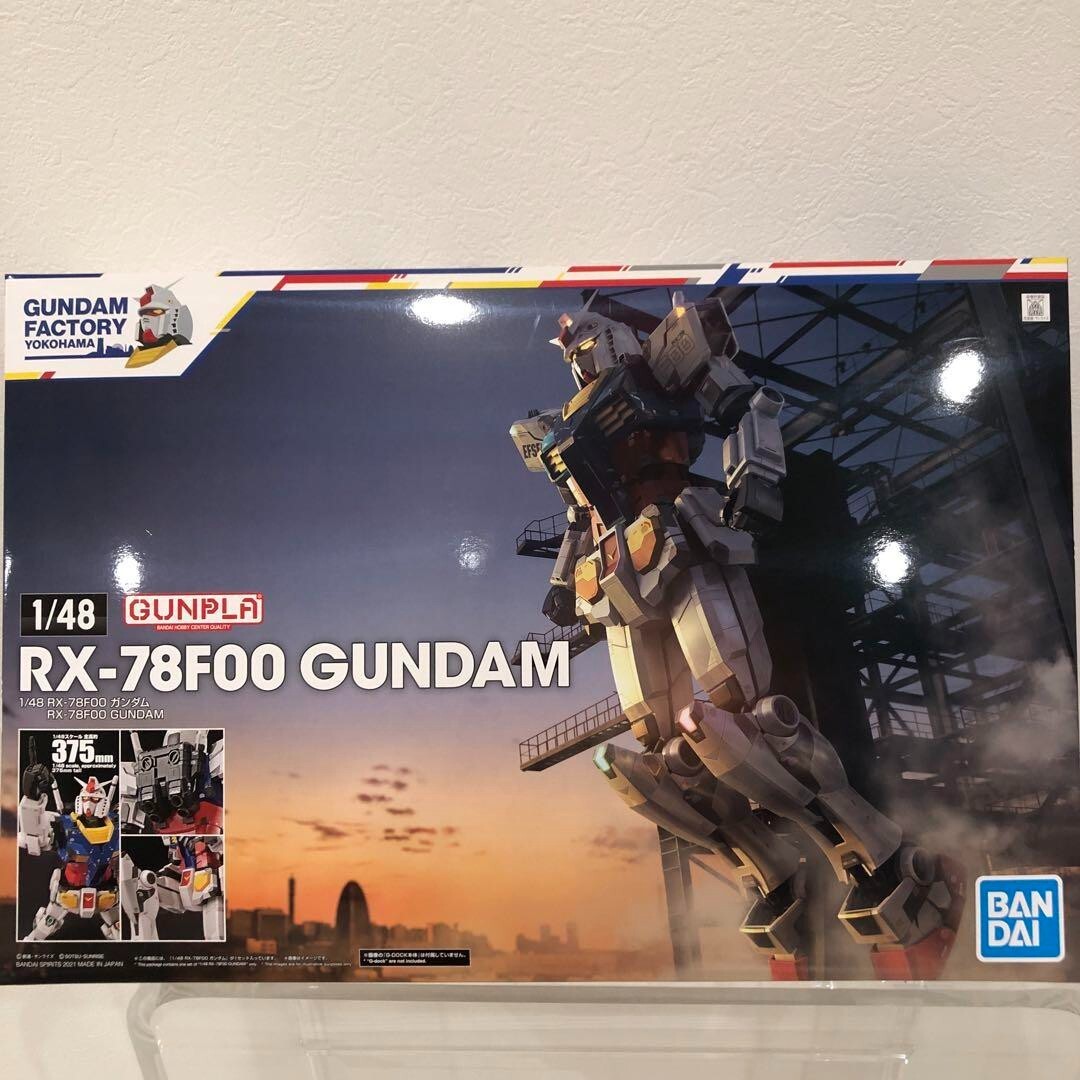 1/48 RX-78F00 Gundam Factory Yokohama Limited Plastic Model BANDAI