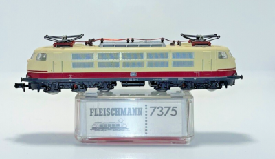 N Scale Fleischmann 7375 Electric Locomotive Original Box *RARE