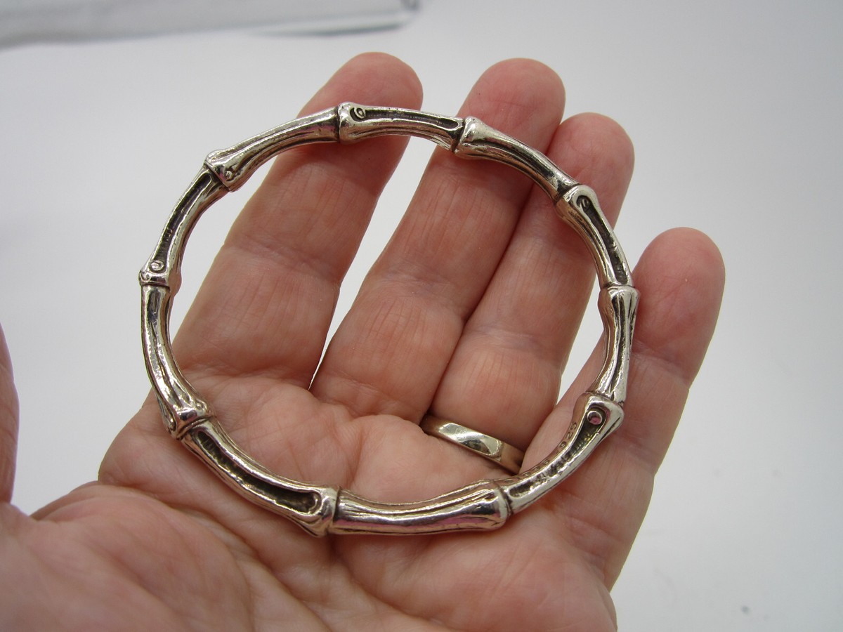Tiffany & Co Vintage 1996 Rare Stunning Sterling Silver BAMBOO