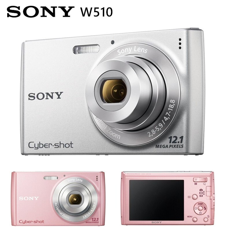 Sony Cyber-Shot DSC-W510 12.1MP CCD Vintage Digital Camera 4x Zoom