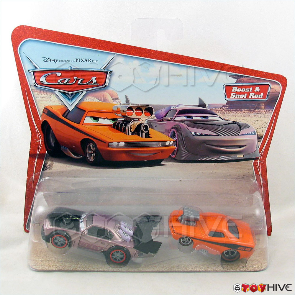 Disney Pixar Cars Boost & Snot Rod original desert series - RARE