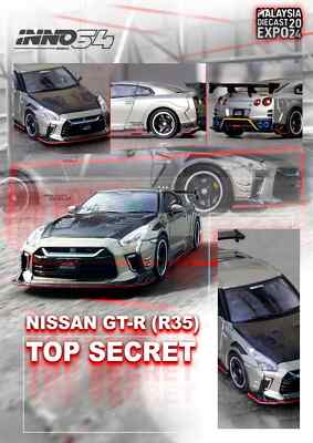 INNO64 Nissan GT-R R35 Top Secret 2024 Malaysia Diecast Expo 1:64