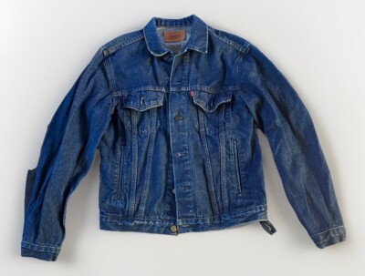 Vintage 80s Levis Type III Size 38 Denim Jacket Made in France