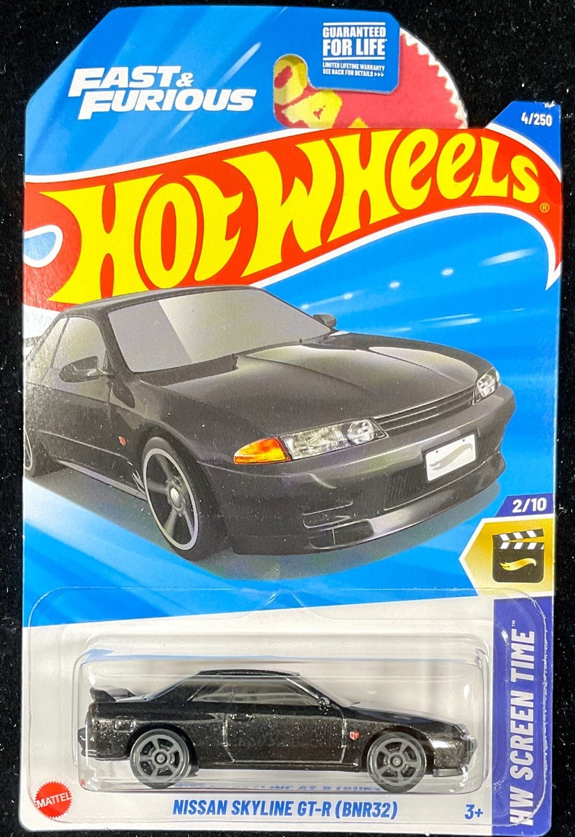 2025 Hot Wheels Nissan Skyline GT-R (BNR32) Gloss Black Fast And