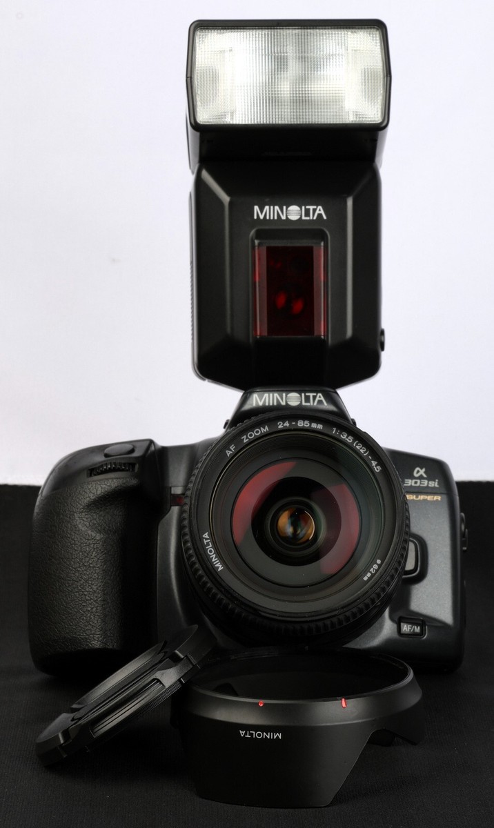 Minolta Alpha 303si Super AF 35mm Film SLR c/w AF 24-85/3.5-4.5