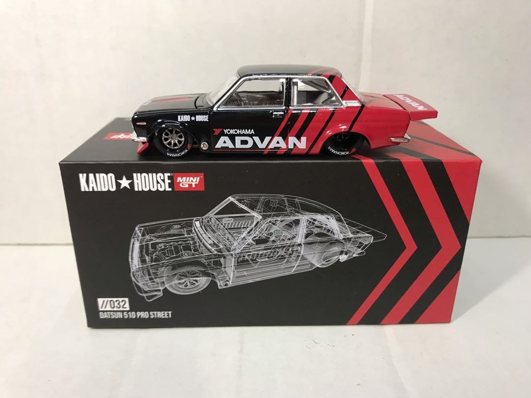 CHASE CAR - Kaido House x Mini GT Datsun 510 Pro Street Advan