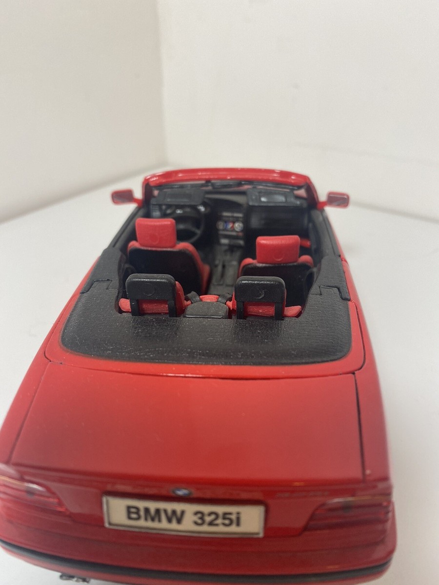 Maisto 1993 BMW 325i Red Convertible 1:18 Scale Model | eBay