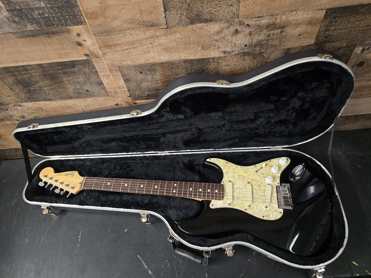 1993 USA FENDER STRAT PLUS DELUXE Black Floyd Rose W/ Ohsc | eBay