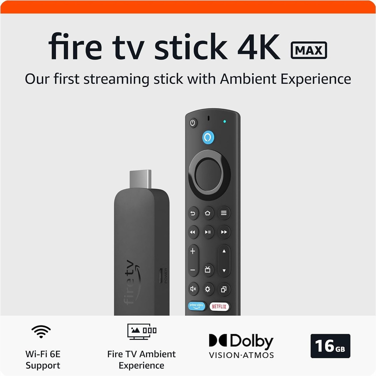New Amazon Fire TV Stick 4K Max (newest model) 2nd Gen, Alexa