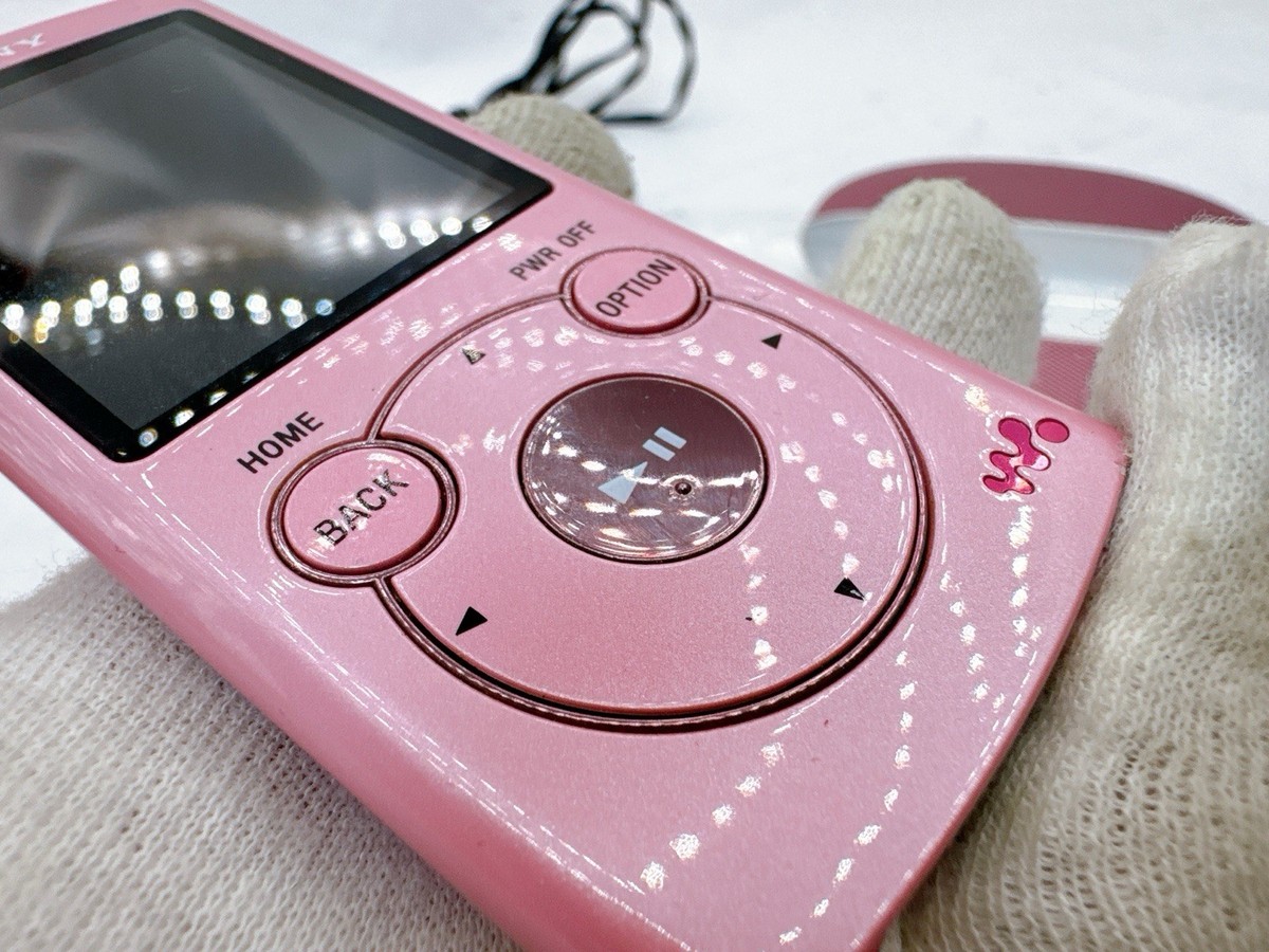 Sony Walkman NW-S764 Digital Media Player Pink 8GB w/Cable Speaker