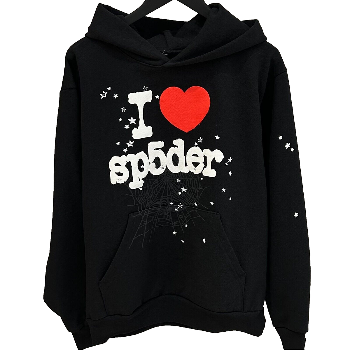 Sp5der I Heart SP5 Souvenir Hoodie Black | eBay