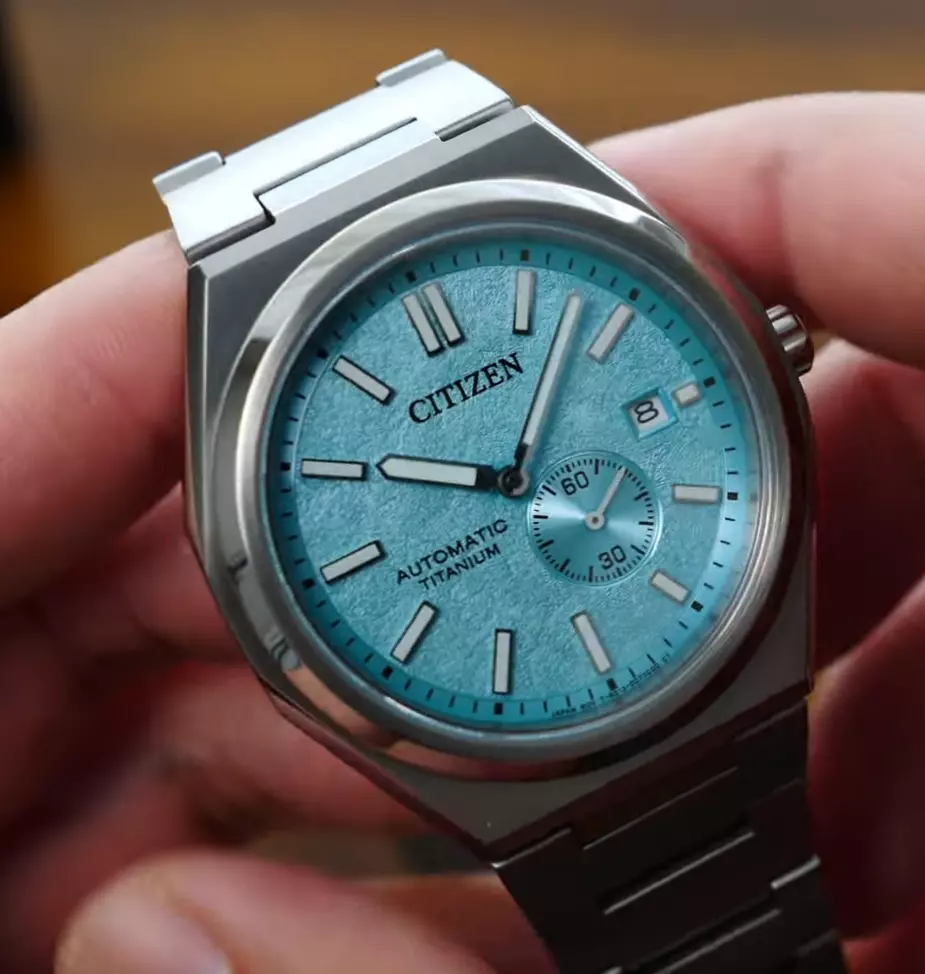 Citizen Zenshin Automatic Titanium Sapphire Green Dial Men's Watch