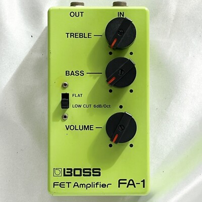 BOSS FA-1 FET Amplifier 1988 Guitar Pedal Pre AMP Made in Japan