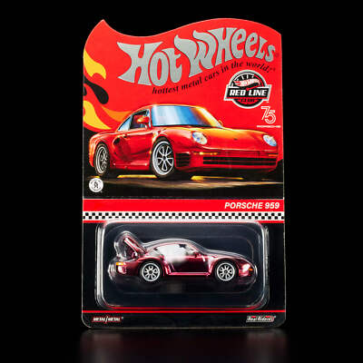 HOT WHEELS 1986 PORSCHE 959 RLC RED LINE COLLECTION MATTEL